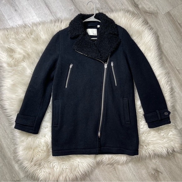 Aritzia Wilfred‎ Free Sherpa Wool Waterhouse Coat Small - Picture 1 of 12